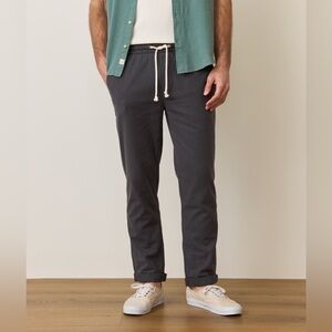Marine Layer Saturday Stretch W/Drawstring Navy Blue Beach Pant/Everyday Pants